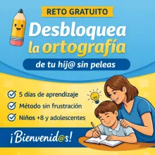 Desbloqueja l’ortografia del teu fill/a sense discussions