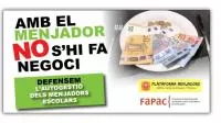JA HI TORNEM A SER: "ENS VOLEN PRENDRE LA GESTIÓ DEL MENJADOR ESCOLAR"