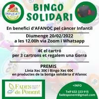 Bingo Solidari Virtual per l'AFANOC