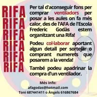SORTEIG PRO-COMPRA VENTILADORS PER LES AULES