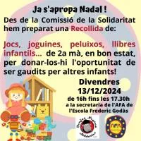 RECORDATORI: Recollida de jocs, joguines, peluixos i llibres infantils de 2a mà