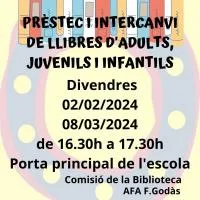 RECORDATORI: INTERCANVI I PRÉSTEC DE LLIBRES