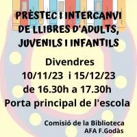 INTERCANVI I PRÉSTEC DE LLIBRES