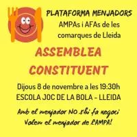ENS VOLEN PRENDRE LA GESTIÓ DEL MENJADOR ESCOLAR